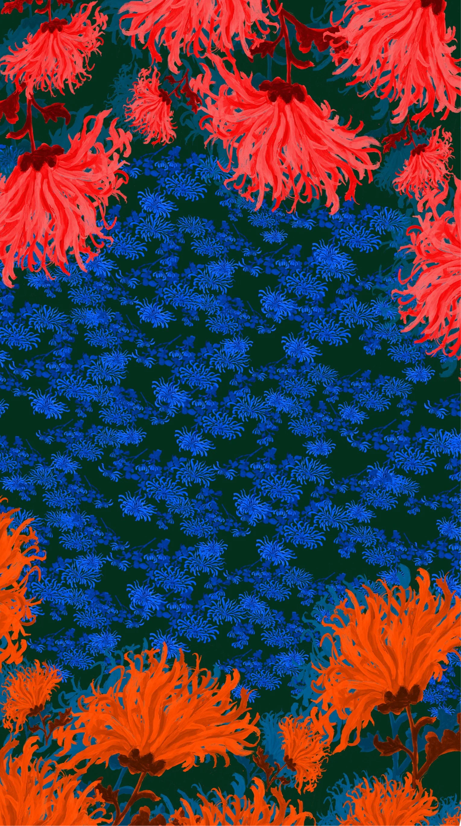 FW25-AM06 Chaqueta estampado " Crisantemos" - Image 3