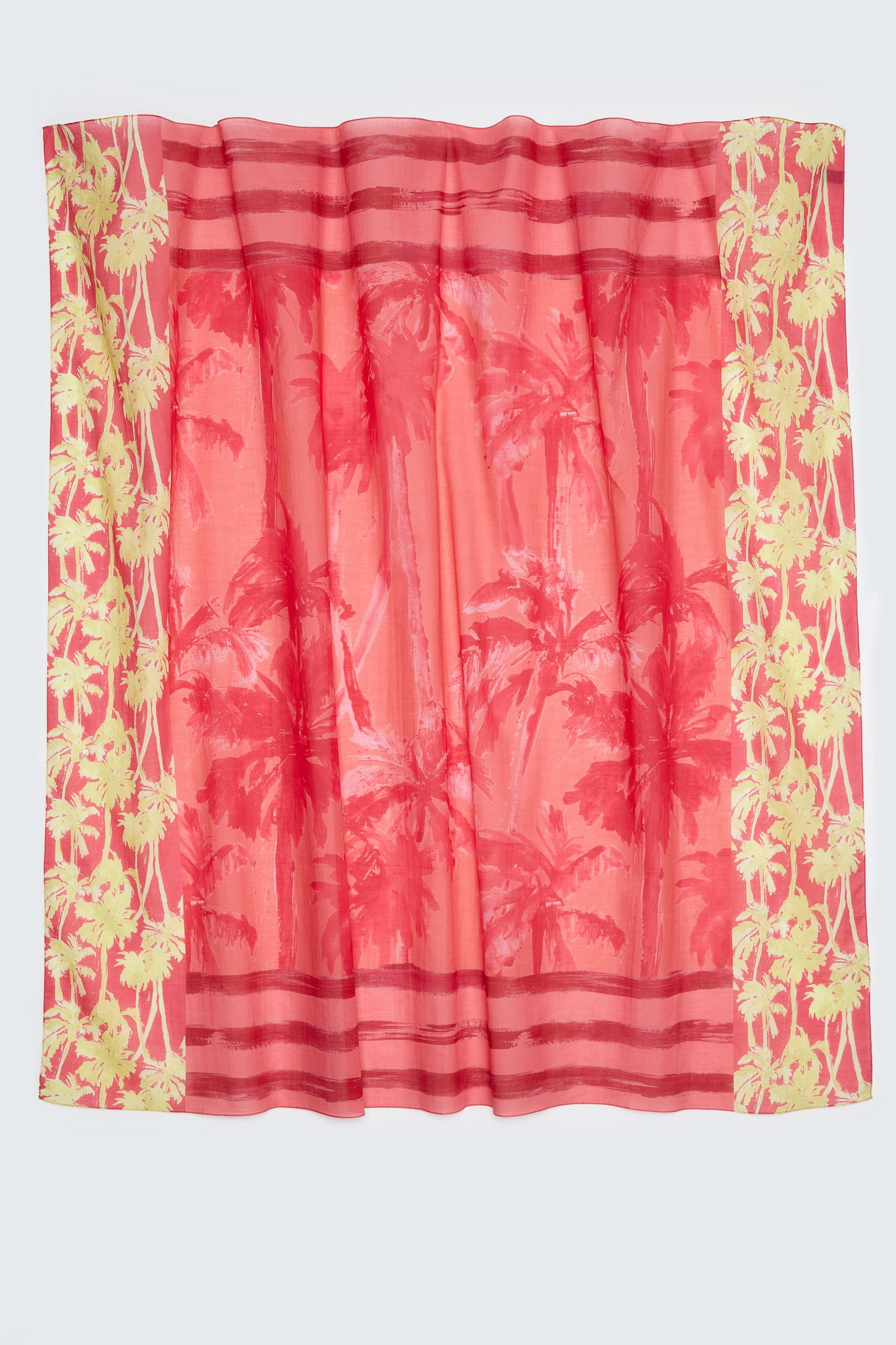 Pañuelo estampado "La Palmeraie Rojo" - Image 3