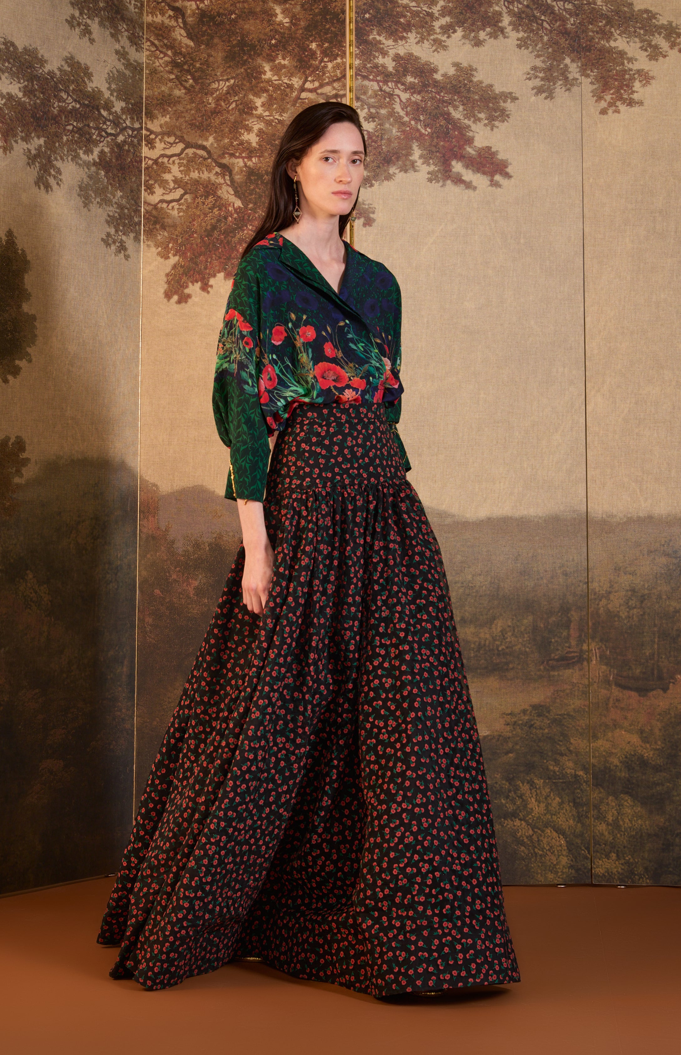 SS26-B002 Blusa estampado "Campo de amapolas" - Image 3