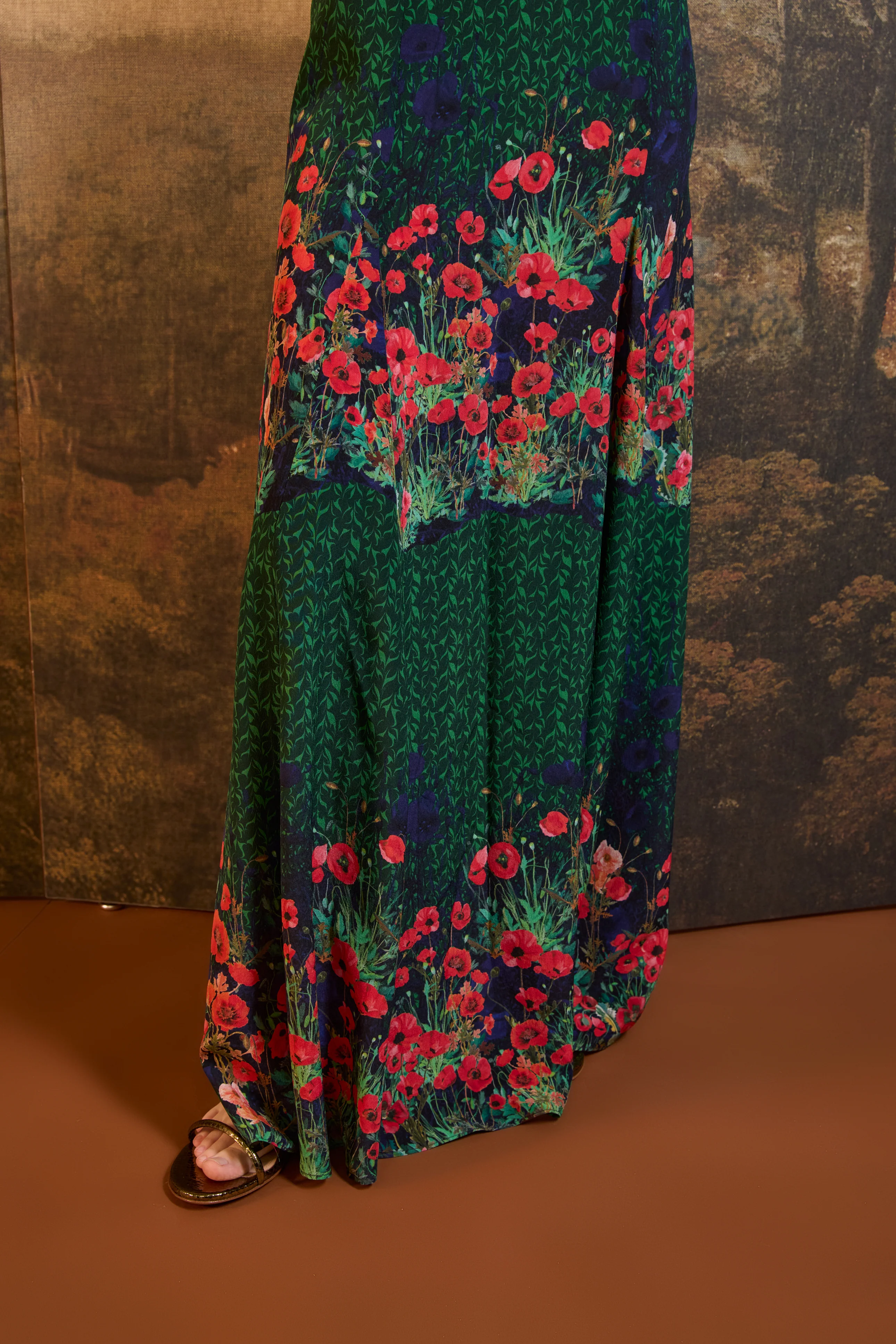 SS26-V010 Vestido tirantes estampado "Campo de amapolas" - Image 4