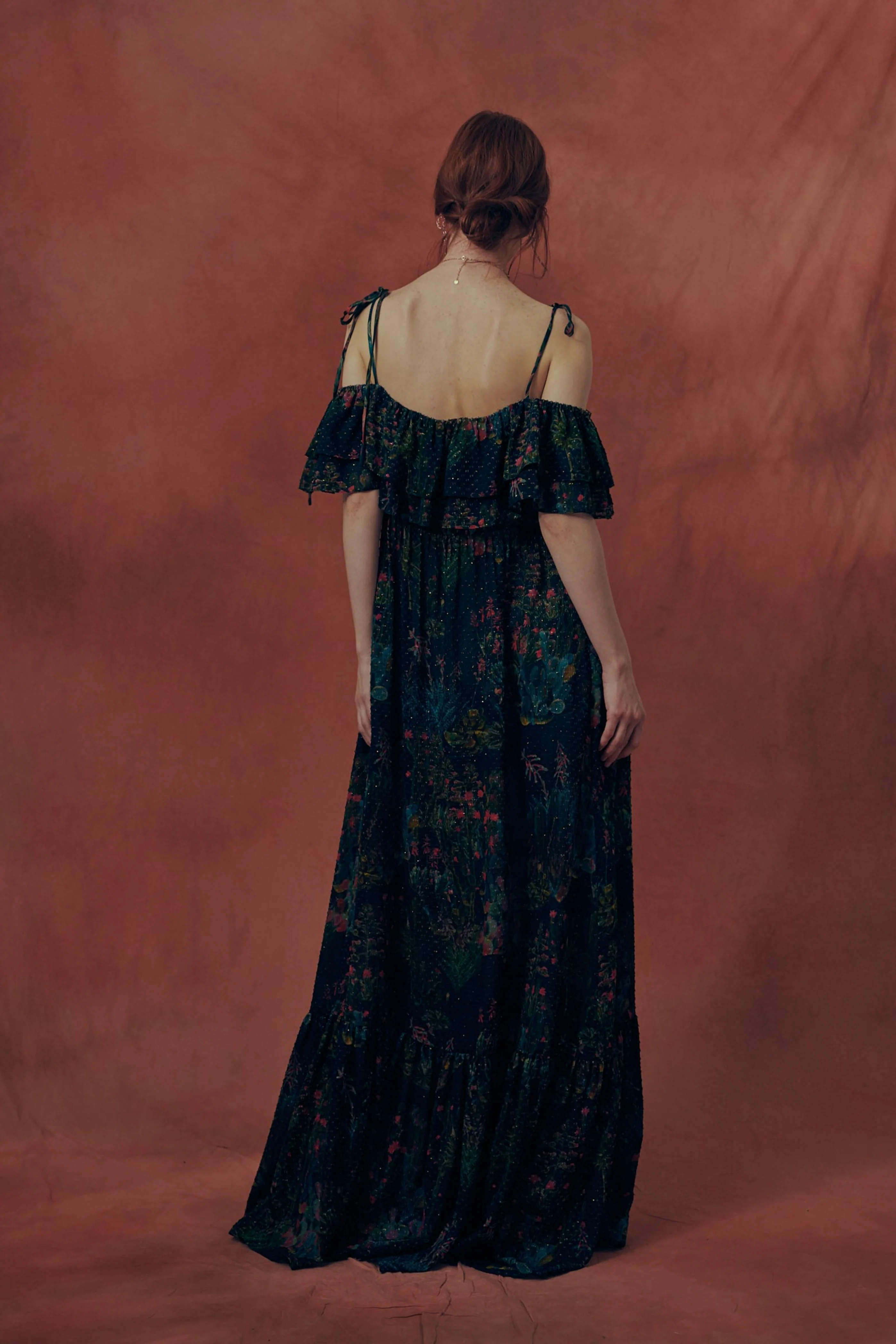 Vestido volante estampado "Majorelle" - Image 4