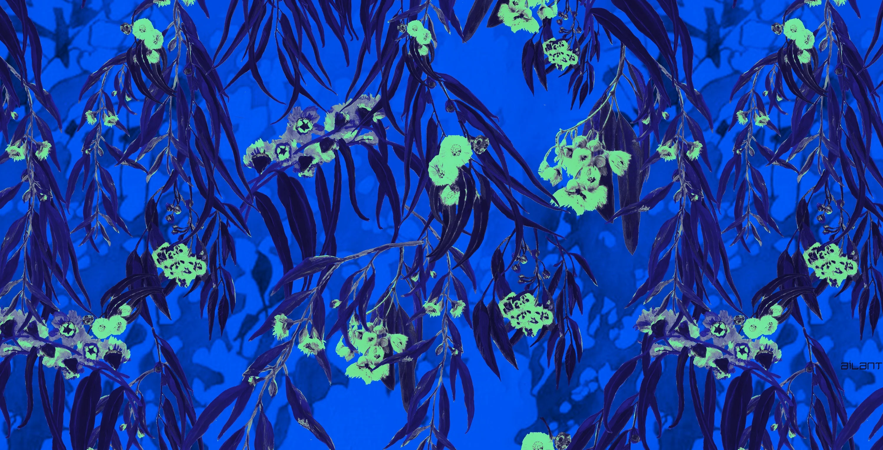 FW25-V011 Kimono estampado "Floral sobre encaje" - Image 7