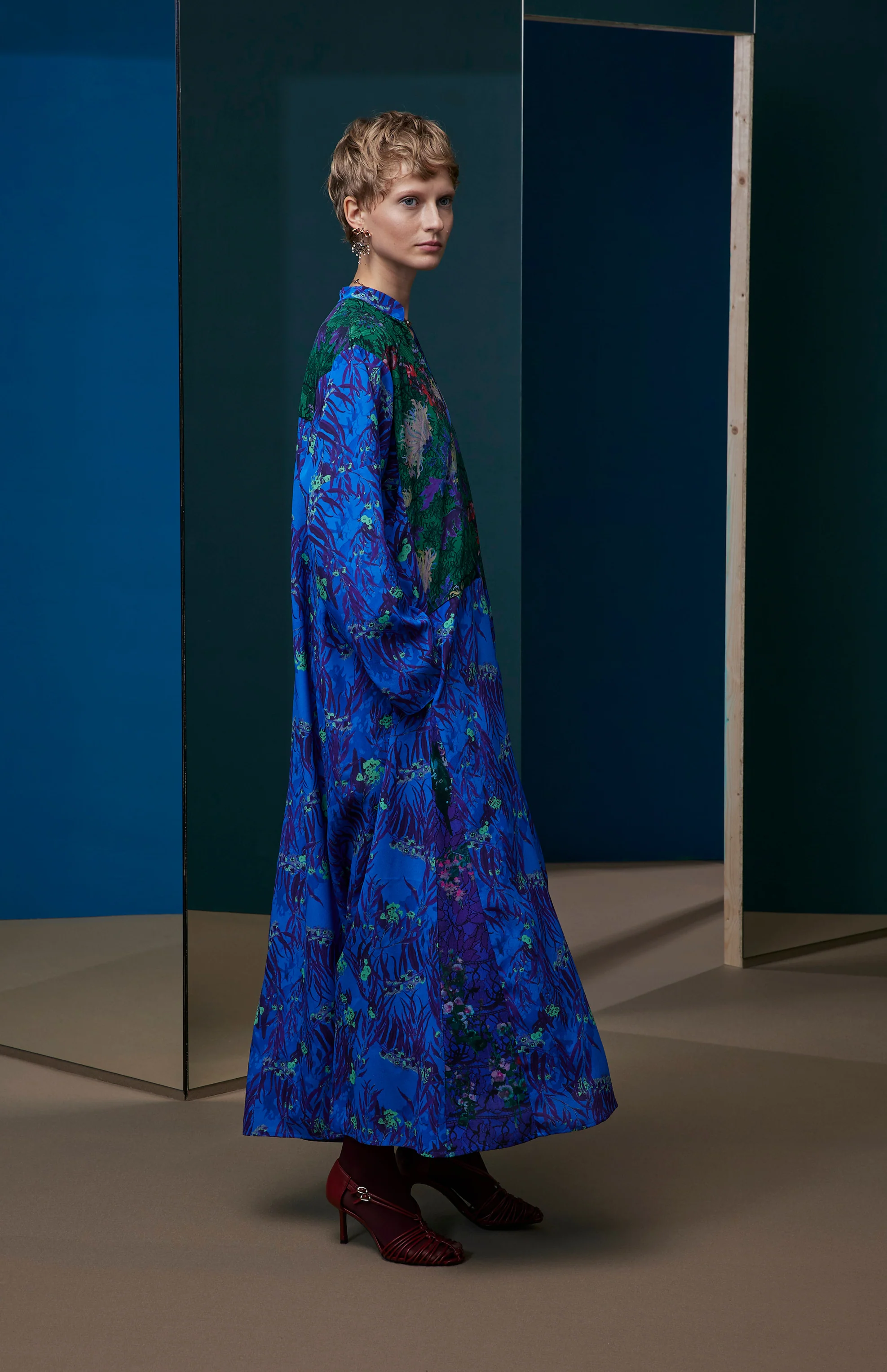 FW25-V022 Vestido kaftan estampado “Eucaliptos“ - Image 3